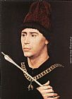 Rogier van der Weyden Portrait of Antony of Burgundy painting
